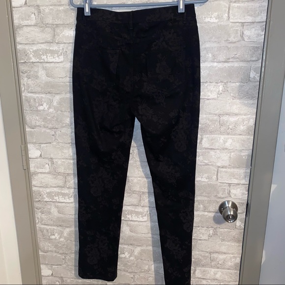 Women’s Lafayette 148 Newyork floral jeans sz 4 - Picture 3 of 5